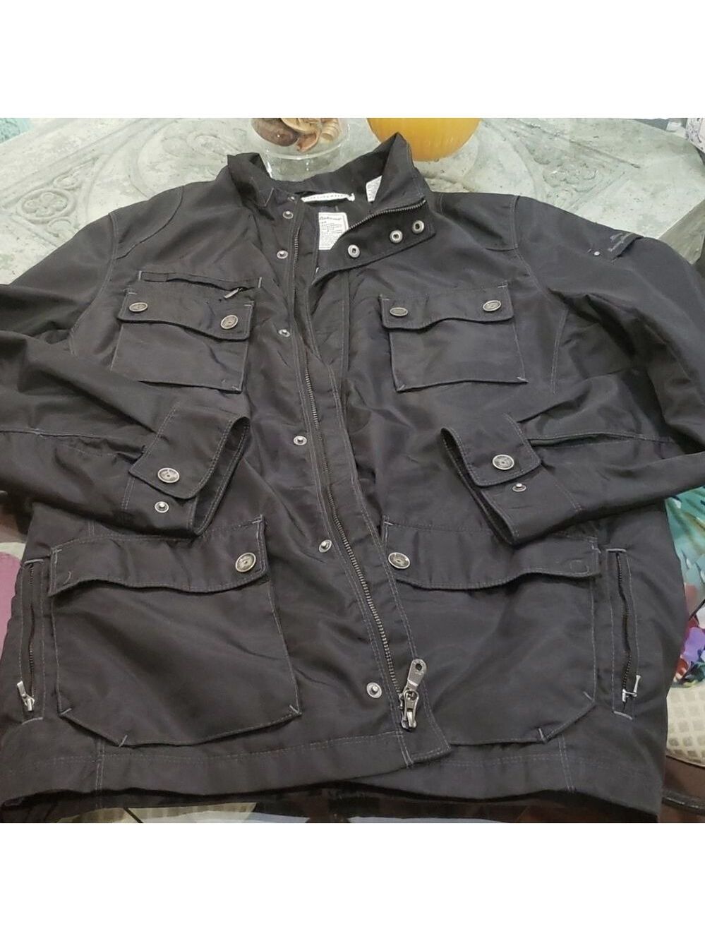 Tommy Bahama men's spring jacket medium size like new army green